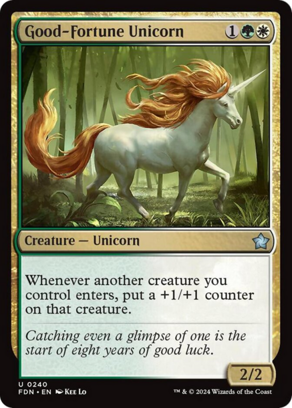 Good-Fortune Unicorn [Foundations] For Cheap