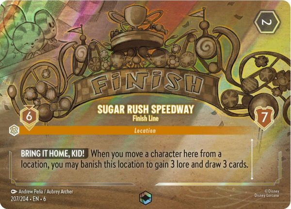 Sugar Rush Speedway - Finish Line (Enchanted) (207 204) [Azurite Sea] Online now