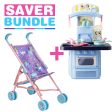 Bluey Junior Dolls Stroller + Bluey Mini Kitchen on Sale