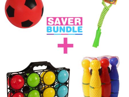 4 Item Sports Toy Bundle For Discount