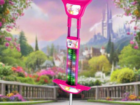 EVO Light-UP Pogo Stick - Unicorn Discount