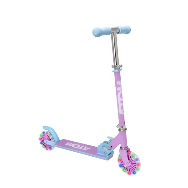 ATOM Light Up Inline Scooter - Lilac For Cheap