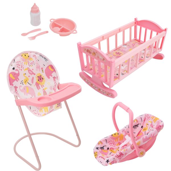 BabyBoo Dolls Nursery Playset - 7 Piece Toy Playset Sale