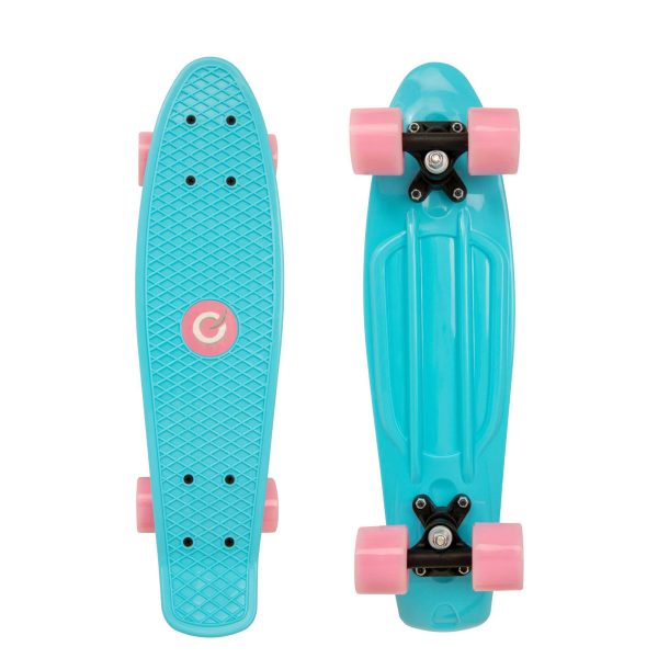 EVO Light-Up Penny Board - Blue & Pink Online now