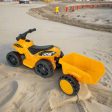 JCB Battery Operated Mini Quad Ride-On With Trailer Hot on Sale