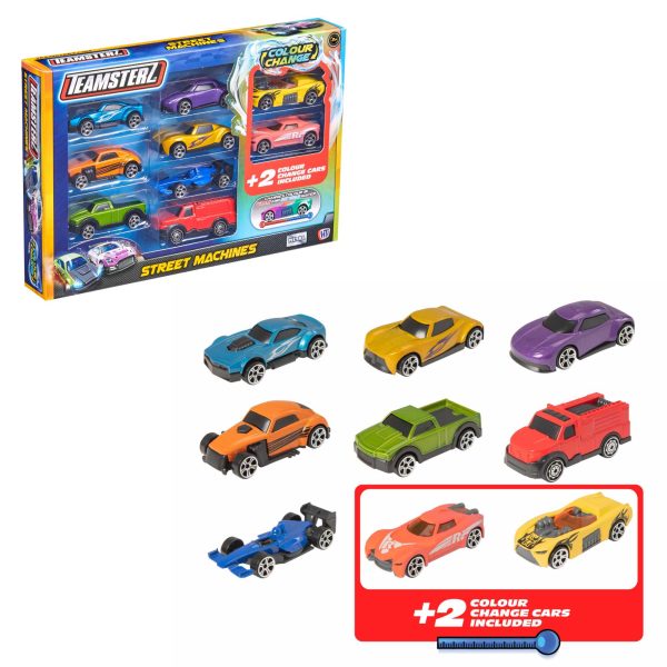 Teamsterz Racing Cars  - With 2 Colour Changing Cars Sale