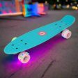 EVO Light-Up Penny Board - Blue & Pink Online now