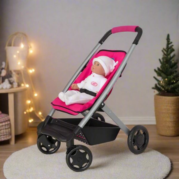 Chicco Junior 3-IN-1 Dolls Pram - Pink Hot on Sale