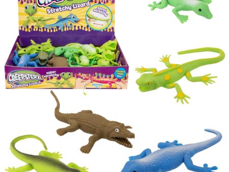 Creepsterz Stretchy Lizards Assorted Fidget Toys - 24 Pack For Discount