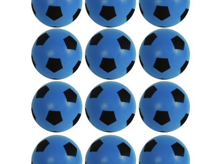 Foam Football Pack Of 12 - Blue (19.4cm) Online now