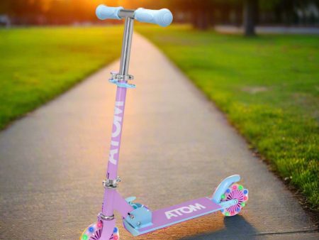 ATOM Light Up Inline Scooter - Lilac For Cheap