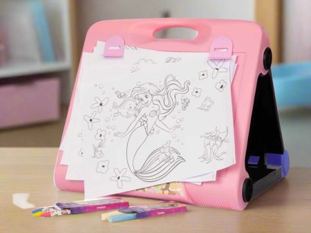 Disney Princess Art Easel  - Chalkboard, Crayons & Chalks included Supply