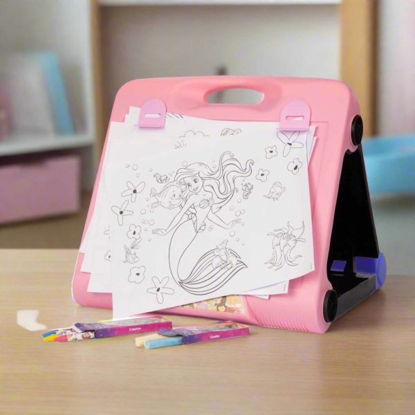 Disney Princess Art Easel  - Chalkboard, Crayons & Chalks included Supply