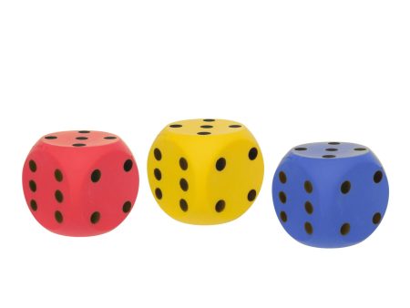 Hot Shots 15cm Foam Dice - Assorted Colours For Discount