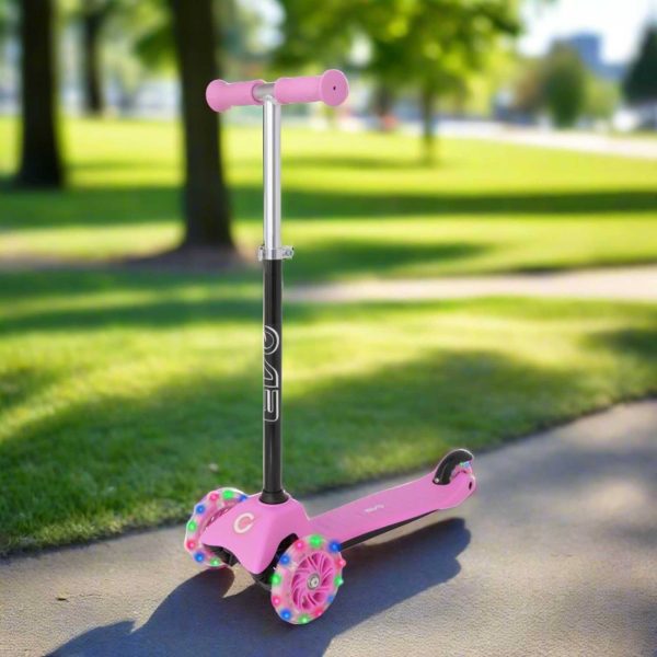 EVO Light Up Mini Cruiser Scooter  - Baby Pink Online Sale