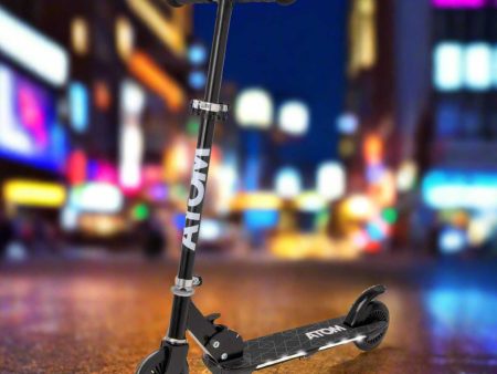 ATOM Light-Up Night Flash Scooter - Black Discount