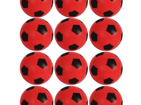 Foam Football Pack Of 12 - Red (19.4cm) Sale