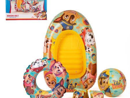 Paw Patrol Swim Pack - Swim Ring, Armbands, Beach Ball & Boat Online