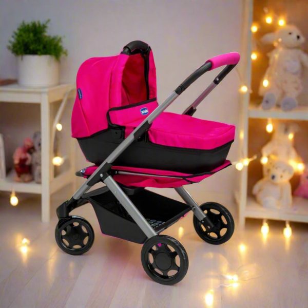 Chicco Junior 3-IN-1 Dolls Pram - Pink Hot on Sale