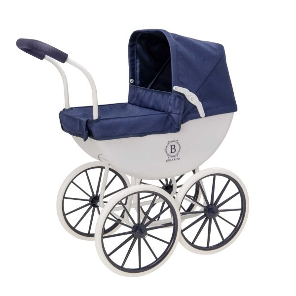 Bella Rosa My First Carriage Pram - Navy Supply