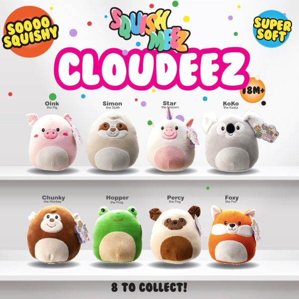 Squish Meez Cloudeez 9  Plush Toy | Oink Sale