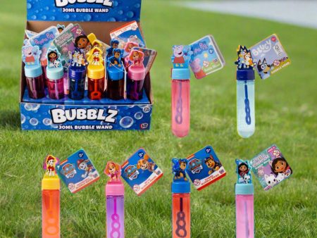 Bubble Wands 24 Pck - Assorted TV Characters Discount