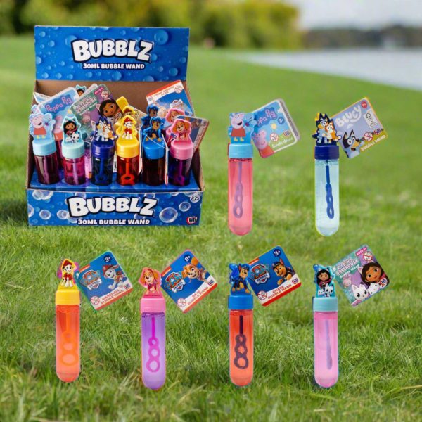 Bubble Wands 24 Pck - Assorted TV Characters Discount