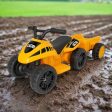 JCB Battery Operated Mini Quad Ride-On With Trailer Hot on Sale