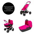 Chicco Junior 3-IN-1 Dolls Pram - Pink Hot on Sale