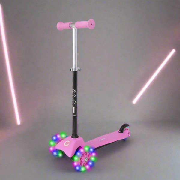 EVO Light Up Mini Cruiser Scooter  - Baby Pink Online Sale