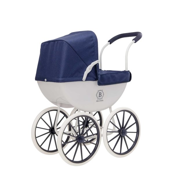 Bella Rosa My First Carriage Pram - Navy Supply