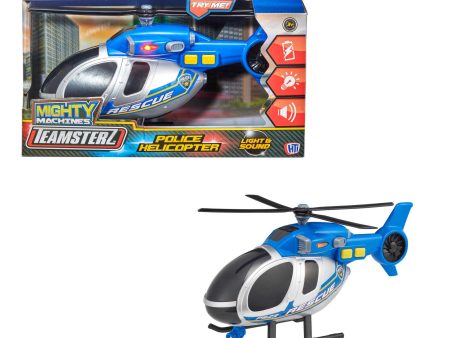 Teamsterz Lights & Sounds Police Helicopter - Medium Sale