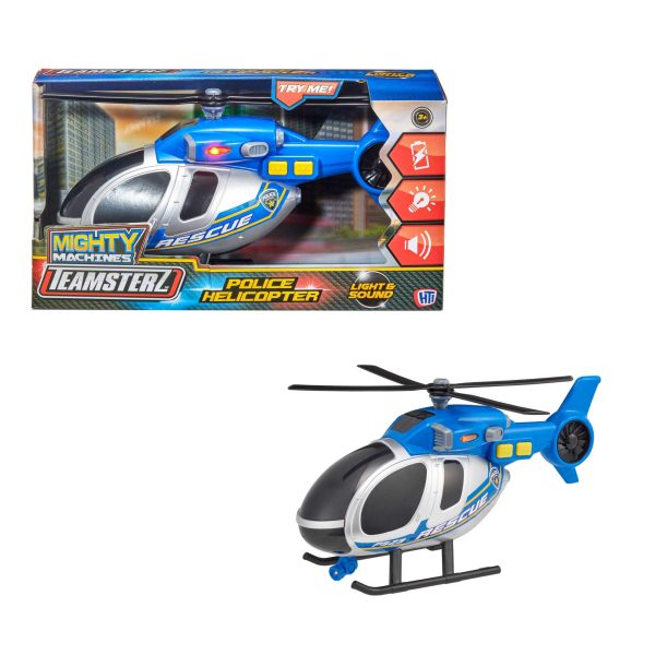 Teamsterz Lights & Sounds Police Helicopter - Medium Sale