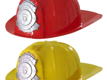 Childrens Fancy Dress Fireman Hats - Pack of 2 Discount