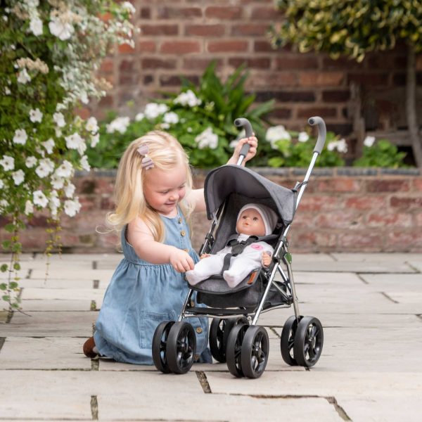 Celuna Premium Junior Dolls Stroller - Grey Online now