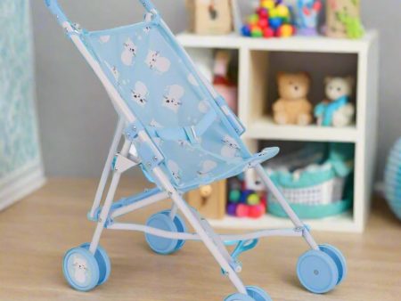 BabyBoo Kitty Doll Stroller - Blue For Discount