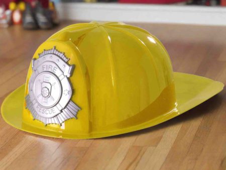 Childrens Fancy Dress Fireman Hats - Yellow Fashion