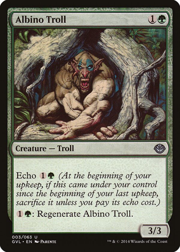 Albino Troll (Garruk vs. Liliana) [Duel Decks Anthology] on Sale