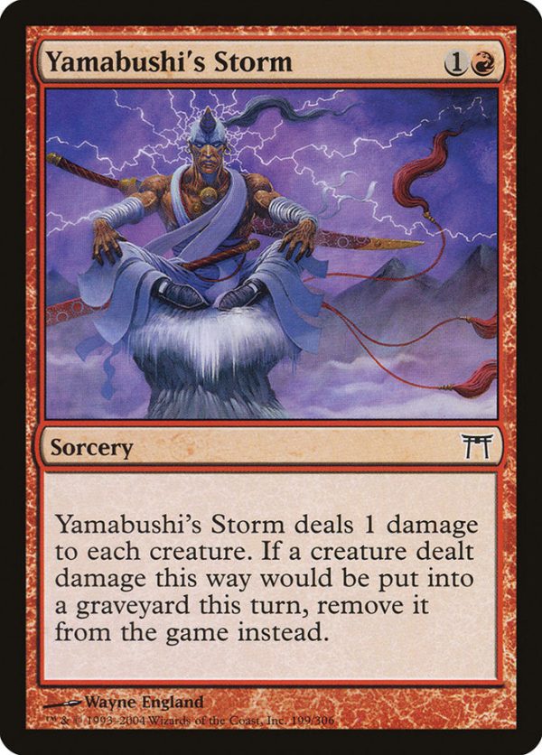 Yamabushi s Storm [Champions of Kamigawa] Discount