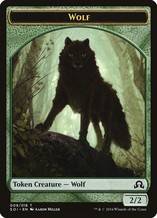 Wolf Token [Shadows over Innistrad Tokens] Fashion