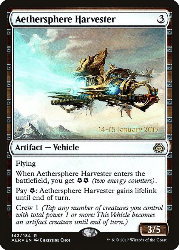 Aethersphere Harvester [Aether Revolt Prerelease Promos] Online