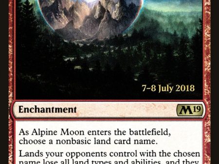 Alpine Moon [Core Set 2019 Prerelease Promos] Online now