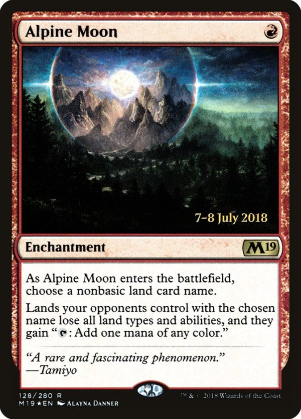 Alpine Moon [Core Set 2019 Prerelease Promos] Online now